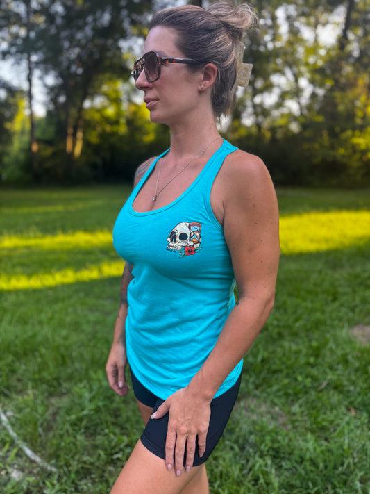 Don't Wait Women's Tank - Tahiti Blue