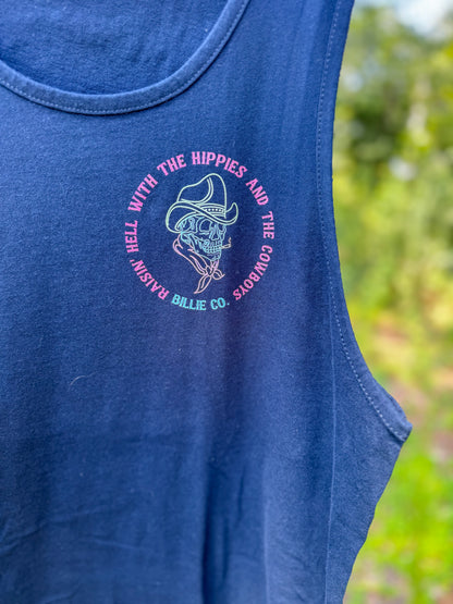 Raisin Hell Men's Tank - Navy
