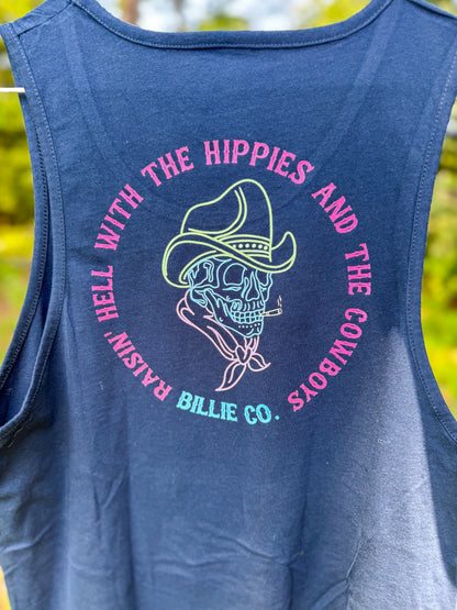 Raisin Hell Men's Tank - Navy