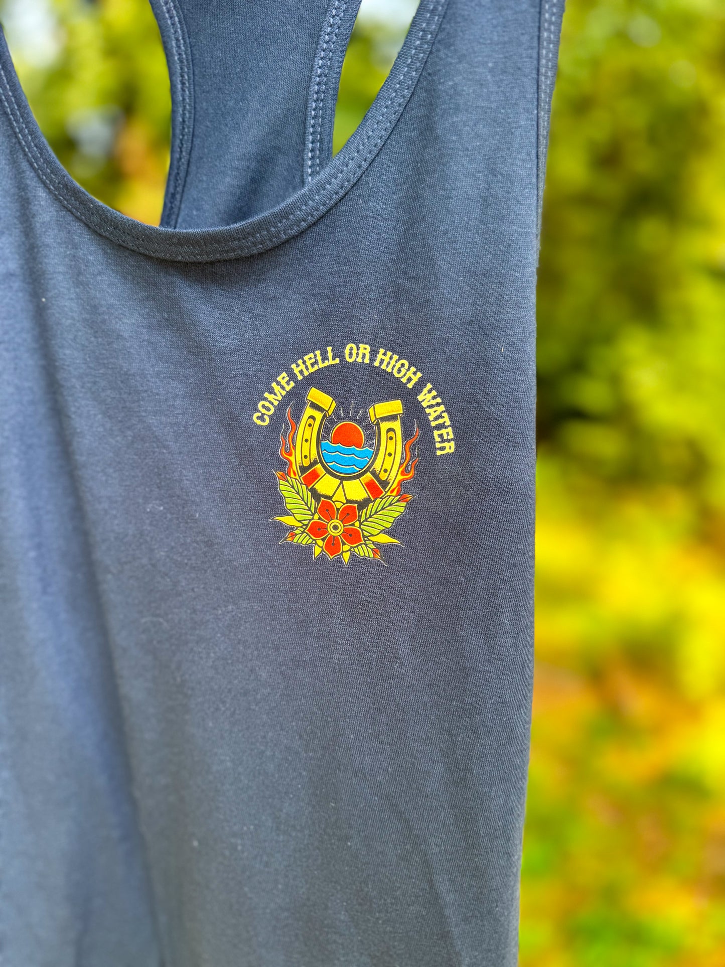Hell or High Water Women's Tank - Navy