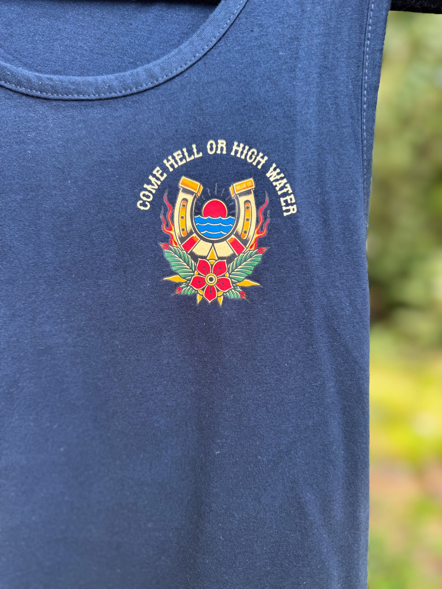 Hell or High Water Men's Tank - Navy